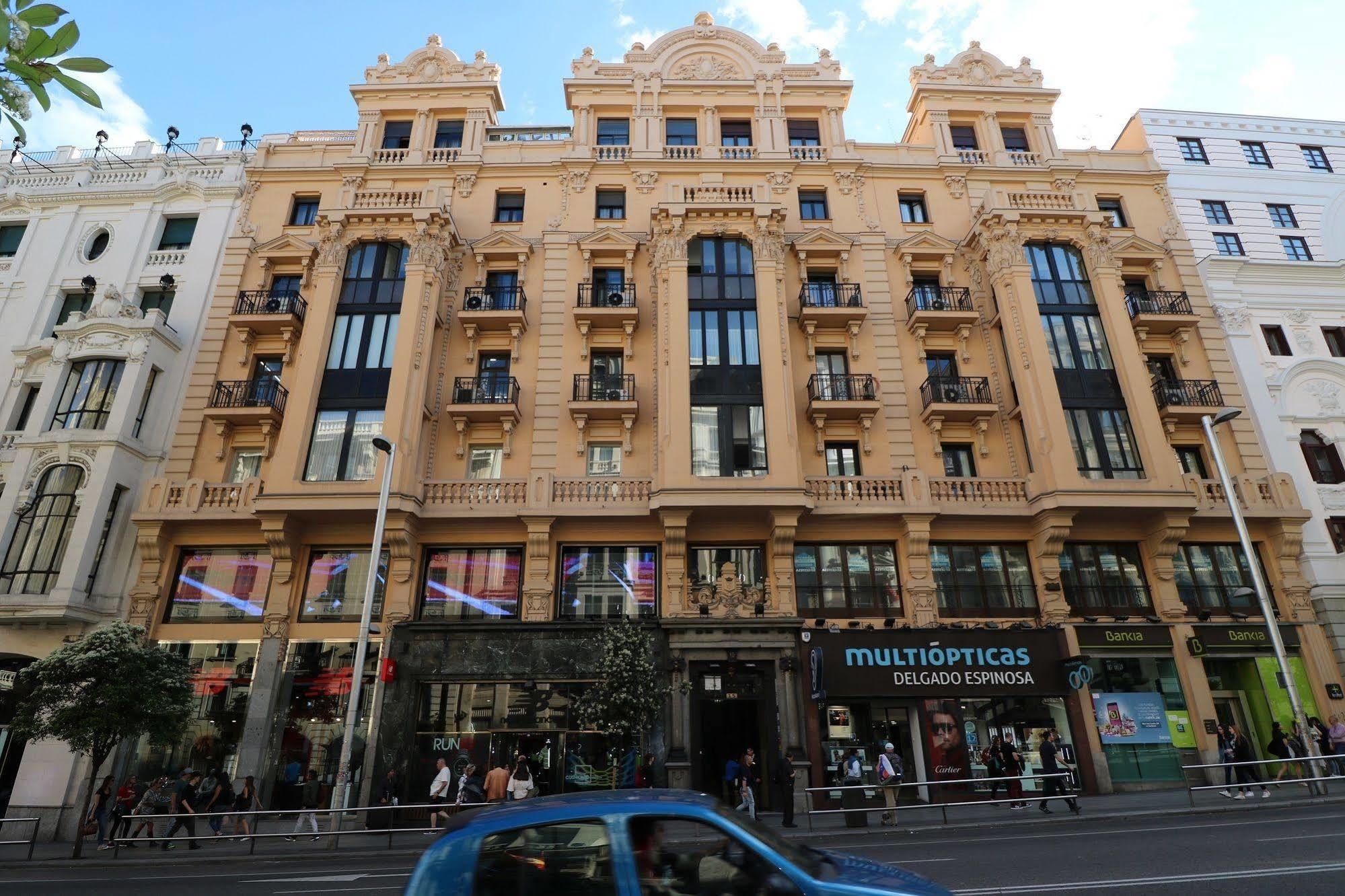 Hostal Hispano - Argentino Gran Via Madrid Dış mekan fotoğraf